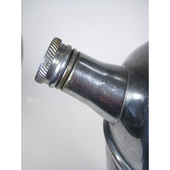 Cocktail Shaker Vintage 1920s 1930s Art Deco Stainless Chrome Bakelite Handle - Picture 15 of 16